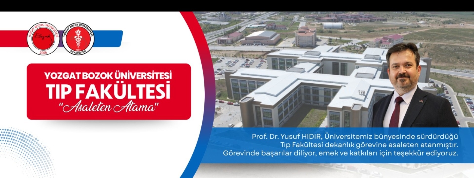 DEKANIMIZIN ASALETEN ATANMASI