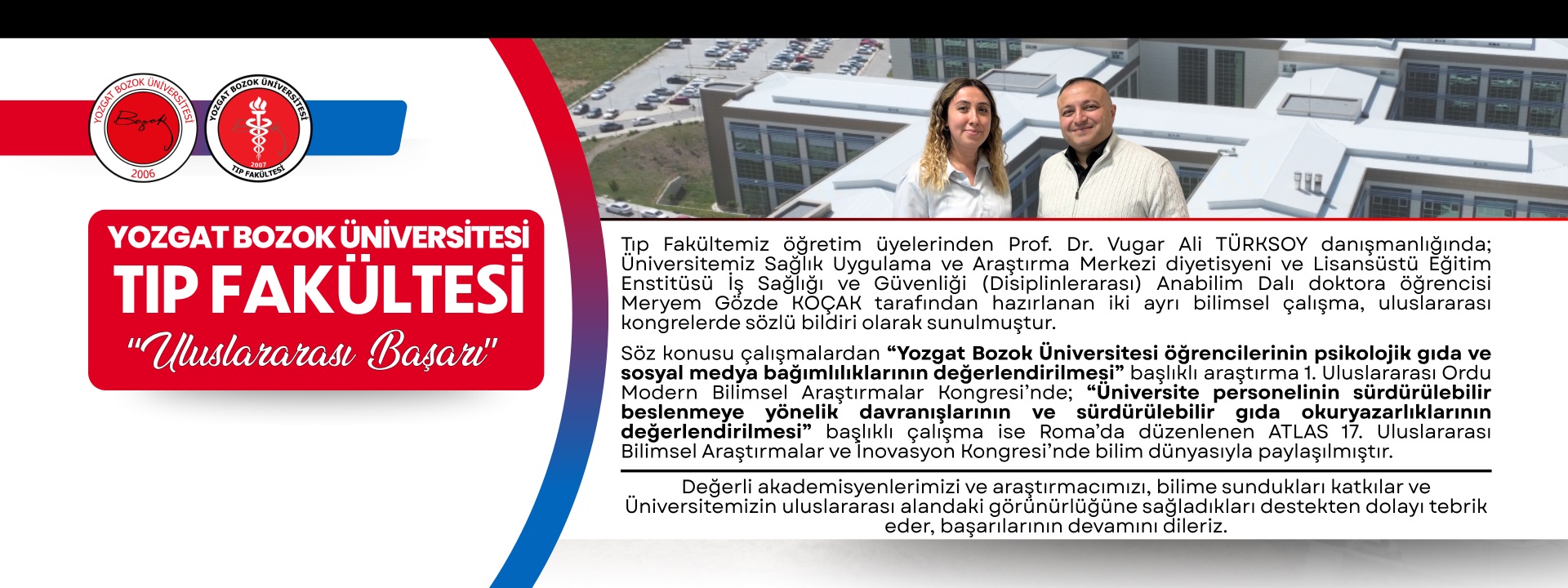 FAKÜLTEMİZDEN ULUSLARARASI LİTERATÜRE DEĞERLİ KATKI