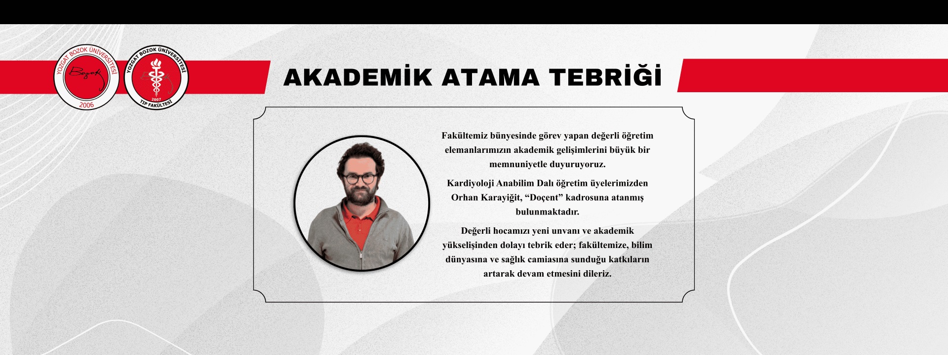 FAKÜLTEMİZDE GÖREVDE YÜKSELME