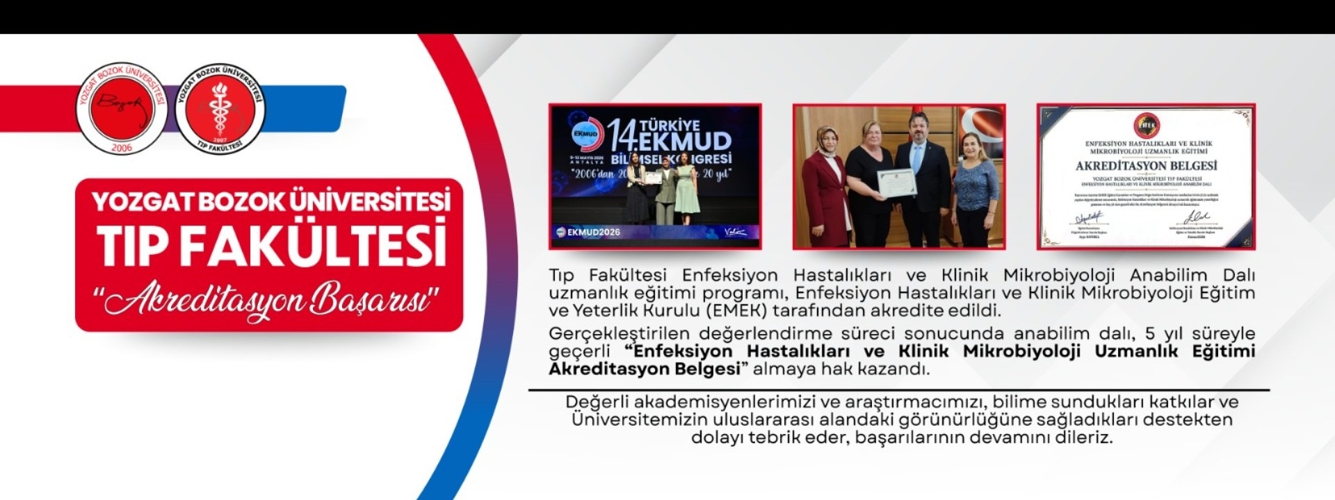 FAKÜLTEMİZDE AKREDİTASYON BAŞARISI